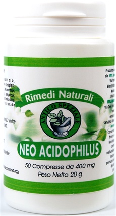 NEO ACIDOPHYLUS lactic ferments 50 capsules 400 mg